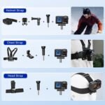 DJI Osmo Action 5 Pro Standard Combo,with 58 Piece Accessory Kit and 2 Extra Batteries + 64GB Card - Waterproof Action Camera with 1/1.3" Sensor, 4K/120fps Video, Action Camera 4K Ideal for Sports - Image 5
