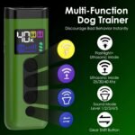Dog Bark Deterrent Device, 65 FT Range,3X Ultrasonic Bark Deterrent Device & Ultrasonic Dog Trainer - Anti-Barking Device with Color Display, Safe & Effective Alternative to Bark Collars - Green - Image 3
