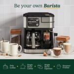 Cuisinart Coffee Center Barista Bar 4-in-1 Coffee Maker, Single-Serve Pods Compatible, Coffeemaker, Three Brewing Sizes, SS-4N1NAS, Black - Image 3