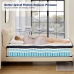 Queen Mattress 12 Inch Mattress Queen Size - Memory Foam & Pocket Coils Springs, Pressure Relief, Medium Firm Comfort, Motion Isolation, Ideal for All Sleep Positions, CertiPUR-US Certified - Image 6