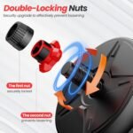 Adjustable dumbbell set,20/35/45/55/70/90lbs Free Weights set with upgraded nut, 4 in 1 Weight Set Used as Kettlebells, Barbell, Push up Stand, Fitness Exercise for Home Gym Suitable Men/Women - Image 4