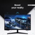 SAMSUNG 32" Odyssey G55C Series QHD 1000R Curved Gaming Monitor, 1ms(MPRT), HDR10, 165Hz, AMD Radeon FreeSync, Eye Care, Glare Free, Sharp Resolution LS32CG550ENXZA - Image 4