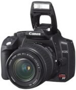 Canon Digital Rebel XT DSLR Camera with EF-S 18-55mm f3.5-5.6 Lens (Black) (OLD MODEL) (Renewed) - Image 4