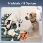 Adjustable Ultrasonic Dog Trainer – World's First Variable Frequency Pet Behavior Corrector with 10 Level Ultra Sound, 18 Dog Whistles, Anti-Bark Flashlight, Humane Dog Deterrent (Orange) - Image 4