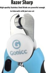 gonicc Dog & Cat Pets Nail Clippers and Trimmers - with Safety Guard to Avoid Overcutting, Free Nail File, Razor Sharp Blade - Professional Grooming Tool for Pets - Image 3