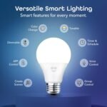 Geeni Prisma Plus 800 Dimmable Smart Light Bulbs with 2.4 GHz Wi-Fi Connectivity – Color-Changing & Tunable White, A19 LED Smart Bulb – Works with Alexa & Google, 4-Pack - Image 3