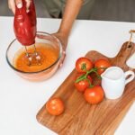 OVENTE 5-Speed Electric Hand Mixer with Stainless Steel Mixing Whisk, Snap-On Storage Case, Portable & Lightweight 150W Motor, Compact Handheld Mixer for Baking, Blending or Cooking, Red HM151R - Image 6