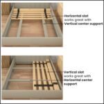 0.68-Inch Horizontal Wooden Bunkie Board/Bed Slats, Enhance Mattress Support, Queen(60.5"), Beige - Image 3