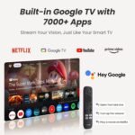 [Sound by JBL & Built-in Battery] Yaber T2 Plus GTV Outdoor Projector - Smart Projector with WiFi 6 and Bluetooth, Native 1080P Movie Portable Projector for Indoor and Outdoor (Google TV System) - Image 3