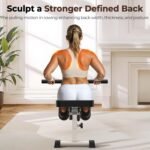 Feierdun Compact Adjustable Rowing Machine for Home 300LBS Weight Capacity with 12 Levels of Resistance for Complete Body Workouts Foldable Hydraulic Rower for Home - Image 3