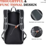 Hiking Backpack,Large 35L Travel Backpacks for Men Women,Water Resistant Ultra Lightweight Foldable Packable Camping Daypack for Outdoor Sports - Image 5
