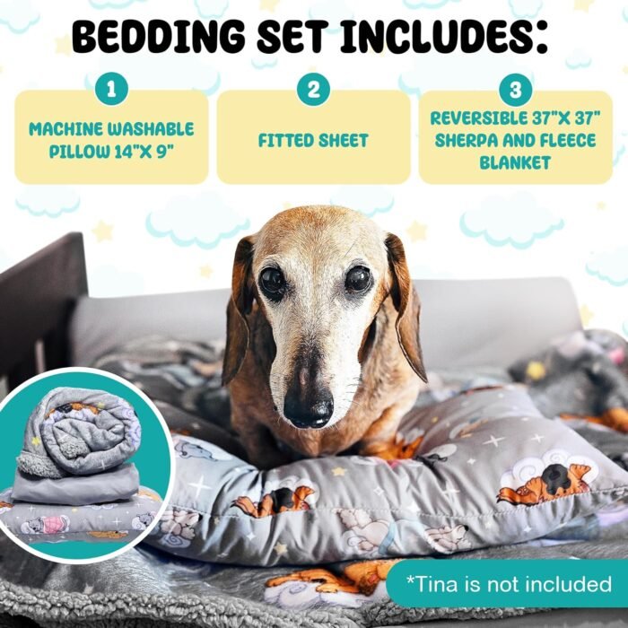 Elevated & Raised Luxury Dog Bed Couch, Fancy Wooden Frame, Extra Thick Orthopedic Memory Foam Sofa Cushion w/Removable Waterproof Washable Cover for Cats & Small, Med & Lg Breed Dogs (with Bolster) - Image 9