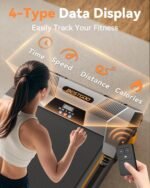 Walking Pad Treadmill, BestGod Incline Under Desk Treadmill 330lbs Capacity, 2.5HP Portable Treadmills for Home, Compact Treadmills Mini Walking Pad, Running Machine with Remote Control - Image 4
