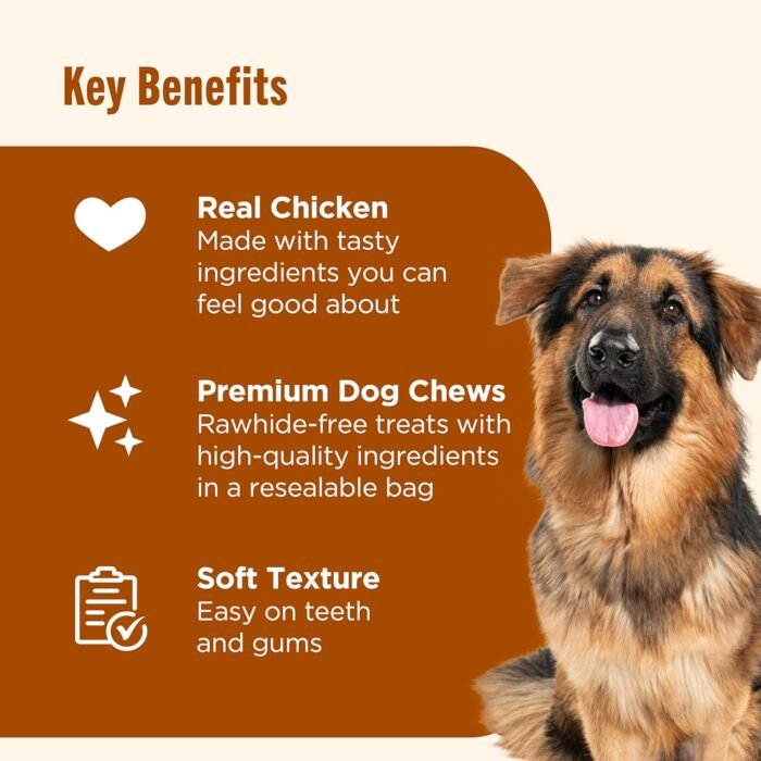 Nutrish Soup Bones Premium Dog Chews with Real Chicken and Veggies, 11 Chews, Packaging May Vary (Rachael Ray) - Image 4