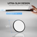 12Pack 3200lm LED Flush Mount Ceiling Light, Super Slim 12 inch Ceiling Light, 5000K LED Light for Bedroom, Living Room, Dining Room … - Image 5