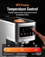 SHARDOR Espresso Machine 20 Bar, Professional Espresso Machine with Milk Frother and Touchscreen, Expresso Coffee Machines with Adjustable Temperature,for Cappuccino, Latte - Image 4