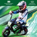 Electric Dirt Bike for Kids- 250W Peak Motor, 24V 9AH Battery, Up to 12MPH & 12 Miles Range, Max Load 100 LBS, Off-Road Tire, 2-Speed Electric Motorcycle for Ages 3-11,Green - Image 5