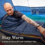 Coleman Big Bay 0/20/40°F Cold-Weather Sleeping Bag, Adult Mummy Sleeping Bag with Headrest, Foot Ventilation, & Storage Sack, Big & Tall Options - Image 4