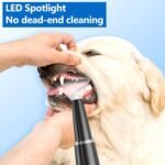 Dog Plaque Remover for Teeth,Pet Ultrasonic Tooth Cleaner,Teeth Cleaning Kit -Tartar Remover for Teeth Stains for Dogs and Cats (Black) - Image 5