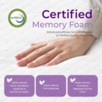 GAESTE 8 Inch Full Cooling Gel Memory Foam Mattress for Cool Sleep Medium Firm CertiPUR-US Certified Foam, Mattress in a Box Pressure Relief Removable Cover No Fiberglass (Full, 8 in) - Image 5