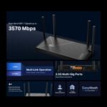 TP-Link Dual-Band BE3600 Wi-Fi 7 Router Archer BE230 | 4-Stream | 2×2.5G + 3×1G Ports, USB 3.0, 2.0 GHz Quad Core, 4 Antennas | VPN, EasyMesh, HomeShield, MLO, Private IOT | Free Expert Support - Image 3