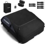 MIDABAO 20 Cubic Waterproof Duty Car Roof Top Carrier-Car Cargo Roof Top Bag, Waterproof & Coated Zippers includes Anti Slip Mat with or without Racks (20 Cubic Feet) - Image 3