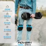 Hover-1 Rebel Electric Self Balancing Scooter for Kids with 6.5” Tires, Dual 110W Motors, 6 mph Max Speed, and 3 Miles Max Range Self Balancing Board - Image 3