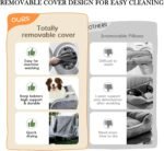 Comfort Expression Waterproof Orthopedic Foam Dog Beds for Extra Large Dogs Durable Dog Sofa The Pet Bed Washable Removable Cover with Zipper and Non-Slip Bottom Bolster - Image 5