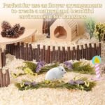 Sukh 42Pcs Herb Bedding Habitat Decor - Natural Flower Hamster Mate Herbs Sprays Cage Safe Pet Accessories Decorations Hideout for Hamsters Mouse Guinea Pig Dwarf Gerbils Syrian Mice - Image 6