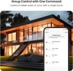 TREATLIFE Smart Light Bulbs 4Pack, 2.4GHz WiFi Smart Bulb, 2500K-6500K Tunable White Dimmable LED Light Bulb Compatible with Alexa and Google Home, 800LM, E26 A19 9W, No Hub Required - Image 6