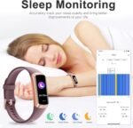 Fitness Tracker with 24/7 Heart Rate, Blood Oxygen Blood Pressure Sleep Monitor, Activity Trackers 5 ATM Waterproof,Step Calorie Counter Pedometer Health Smart Watch for Women Men Bordea - Image 4