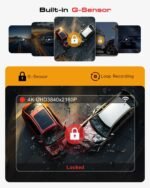 Dash Cam Front and Rear: 4K+1080P+1080P 3 Channel Dash Camera for Cars, STARVIS 2 Sensor Dash Camera with HDR Night Vision, 24H Parking Mode Car Camera with GPS, Free 64GB Card - Image 5