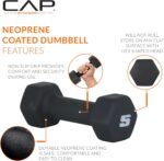 CAP Barbell Neoprene Dumbbell Weights Pairs & Sets | Multiple Colors - Image 3