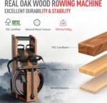 JOROTO Rowing Machines for Home Use, Foldable Rower Machine with Bluetooth Monitor, Tablet Holder Water Rowing Machine - Image 3