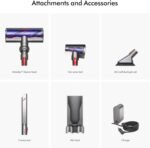 Dyson V8 Plus Cordless Vacuum, Cleans Hard Floors and Carpets, Detangles, Converts to Handheld, 115AW, 2 Power Modes, Up to 40 Minutes¹ - Image 4