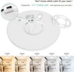 Brightever 4Pack LED Flush Mount Ceiling Light Fixture, 12 Inch 24W, Super Slim 0.67 Inch, 3200LM, Dimmable & 2700K-6500K 5 Color Selectable LED Ceiling Lights for Bedroom - Image 3