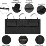 Femuar Car Trunk Organizer, Large Capacity Backseat Trunk Organizer (42"*18"), Collapsible Car Storage Bag with 8 Pockets, SUV/MPV/Truck - Black - Image 5