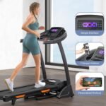 THERUN Incline Treadmill for Running and Walking, 300 lbs Weight Capacity Folding Treadmill with 0-15% Auto Incline, Wide Belt, 3.5HP, App, Heart Rate - Image 4