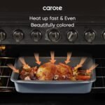CAROTE 7-Piece Nonstick Stackable Baking Pans Set - Bakeware Sets Including Cookie Sheets for Baking, Muffin Pan, Bread Pan, Cake pan, Loaf Pan, Roasting Pan, Gray & Blue - Image 5