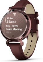 Garmin Lily 2, Small and Stylish Smartwatch, Hidden Display, Patterned Lens, Up to 5 Days Battery Life, Mulberry - Image 3