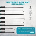 8PCS Pick and Hook Set, Pick Tool Set for Car Auto Oil Seal/O-Ring Seal Gasket Pick Mini Hooks Puller Remover - Image 4