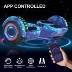 Kids Scooter with Bluetooth Speaker & Corlorful LED Lights, Dual 250W Motor 7.5 Mph Speed, Gifts for All Ages - Image 5