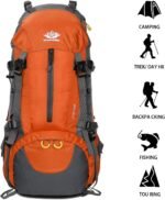 Esup 50L Hiking Backpack Men Camping Backpack with rain cover 45l+5l Lightweight Backpacking Backpack Travel Backpack - Image 3