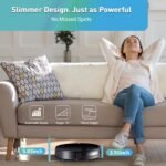 Robot Vacuum and Mop Combo for Pet Hair & Large Homes – Smart App/Voice, 2300Pa Suction, 120Min Clean, Ultra-Thin 2.87" Design - Image 4