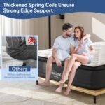 Full Size Mattress,10 inch Hybrid Mattress in a Box,Cooling Memory Foam Bed Mattresses with Independent Spring,Soft and Breathable,Back Pain Relief,CertiPUR-US,Medium - Image 6