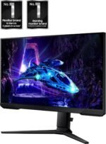 Samsung 24-Inch Odyssey G3 (G30D) Series FHD Gaming Monitor, 1ms, 180Hz, AMD FreeSync, Adjustable Stand, Black Equalizer, Virtual Aim Point, Eye Saver Mode, Flicker-Free, LS24DG302ENXZA - Image 3