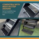RV Step Covers Boot Brush Cleaner for Camper & Trailer - TrailScrubber | Universal Bristle Mat Scrubs Dirt & Mud - Image 4
