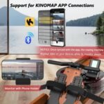 Water Rowing Machine for Home, WENOKER Foldable Wooden Rower with Bluetooth APP & LCD Monitor, Large Water Tank, Comfortable Seat, 350LBS Capacity, Compact Space-Saving Design - Image 4