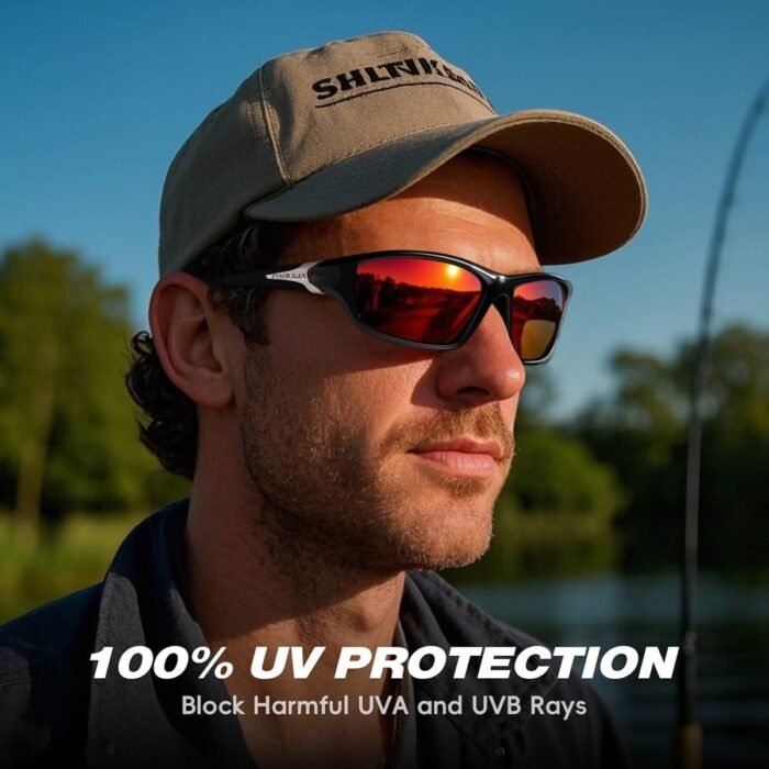 FAGUMA Sports Polarized Sunglasses For Men Cycling Driving Fishing UV400 Protection - Image 3
