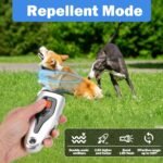 Ultrasonic Pet Training Device,3 in 1 Dual Sensor Anti Barking Device with Training/Deterrent Modes Safe Dog Whistle to Stop Barking Ultrasonic Dog Barking Deterrent with LED Flashlight - Image 6